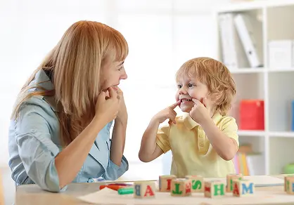 Speech therapy session for children in Dubai